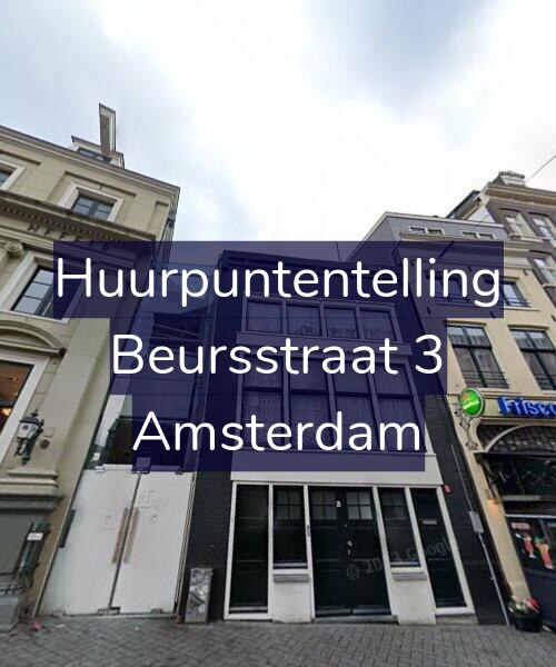 Foto gevel Huurpuntentelling voor Beursstraat 3, Amsterdam
