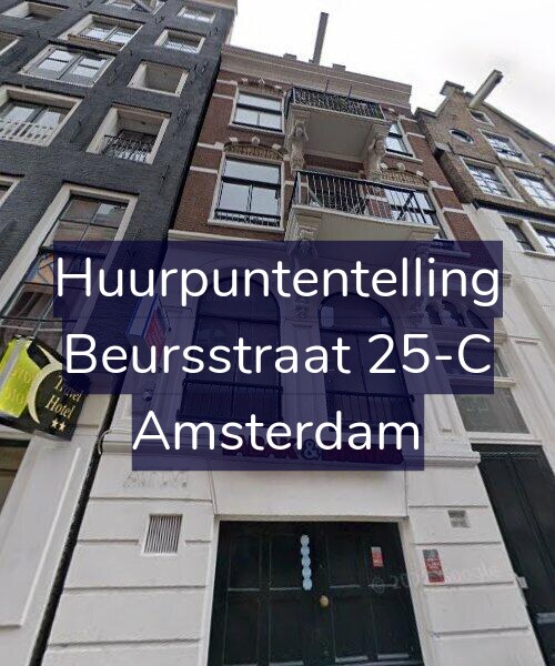 Foto gevel Huurpuntentelling voor Beursstraat 25-C, Amsterdam