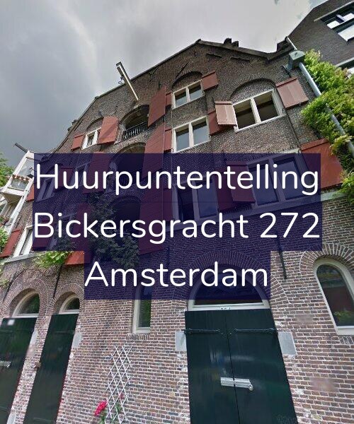 Foto gevel Huurpuntentelling voor Bickersgracht 272, Amsterdam