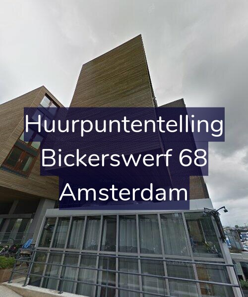 Foto gevel Huurpuntentelling voor Bickerswerf 68, Amsterdam