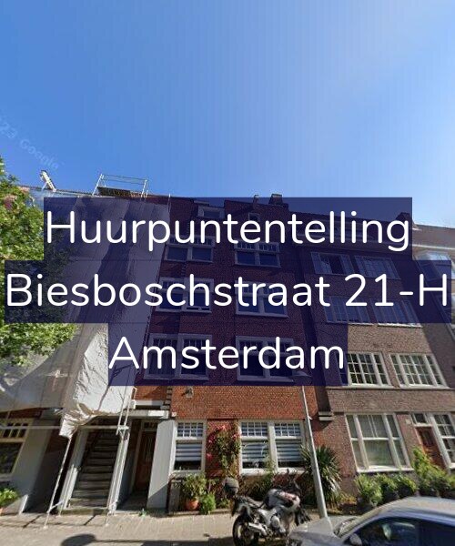 Foto gevel Huurpuntentelling voor Biesboschstraat 21-H, Amsterdam
