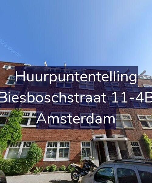 Foto gevel Huurpuntentelling voor Biesboschstraat 11-4B, Amsterdam
