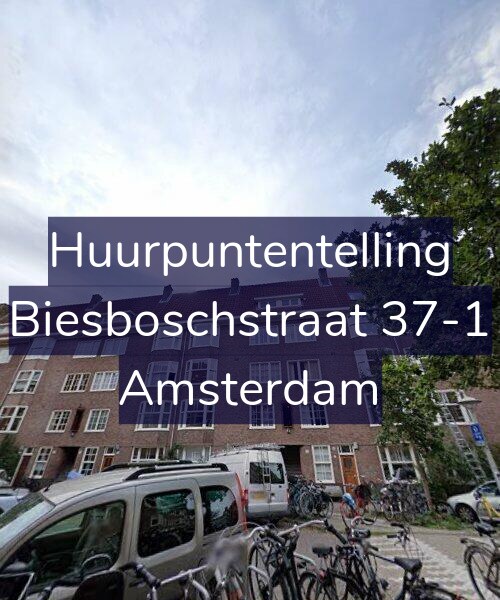 Foto gevel Huurpuntentelling voor Biesboschstraat 37-1, Amsterdam