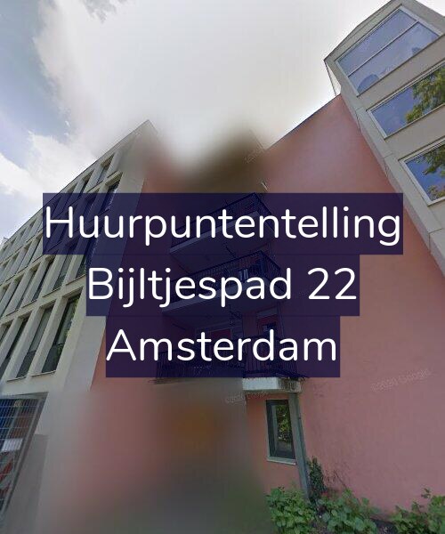 Foto gevel Huurpuntentelling voor Bijltjespad 22, Amsterdam