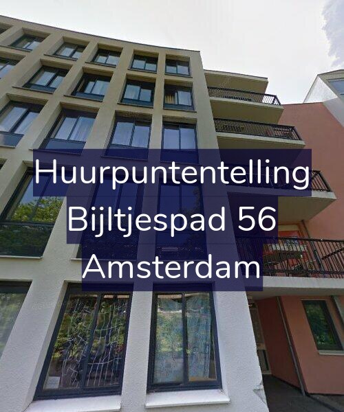 Foto gevel Huurpuntentelling voor Bijltjespad 56, Amsterdam
