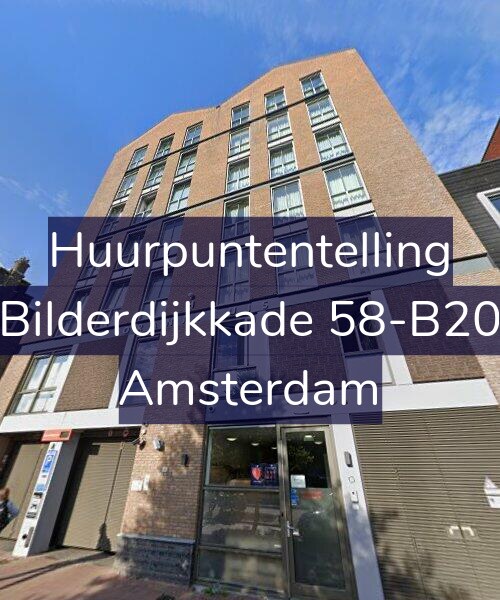 Foto gevel Huurpuntentelling voor Bilderdijkkade 58-B20, Amsterdam