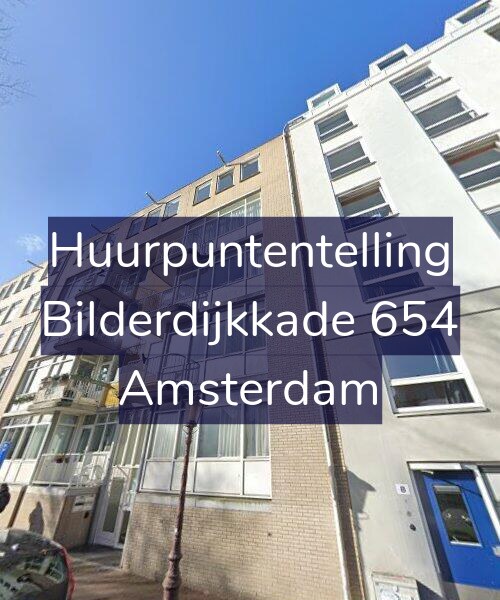 Foto gevel Huurpuntentelling voor Bilderdijkkade 654, Amsterdam