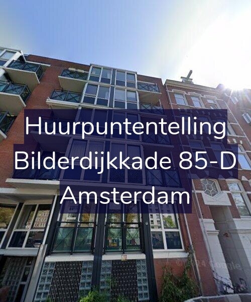Foto gevel Huurpuntentelling voor Bilderdijkkade 85-D, Amsterdam