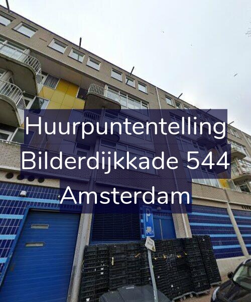 Foto gevel Huurpuntentelling voor Bilderdijkkade 544, Amsterdam