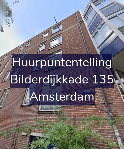 Foto gevel Huurpuntentelling voor Bilderdijkkade 135, Amsterdam