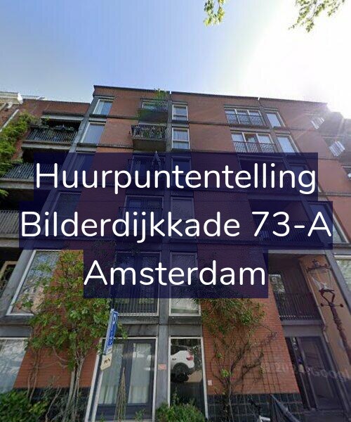 Foto gevel Huurpuntentelling voor Bilderdijkkade 73-A, Amsterdam