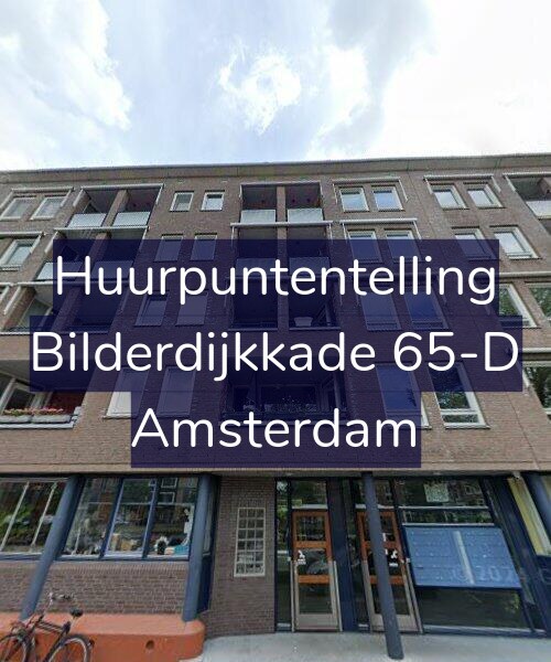 Foto gevel Huurpuntentelling voor Bilderdijkkade 65-D, Amsterdam