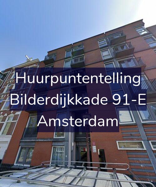 Foto gevel Huurpuntentelling voor Bilderdijkkade 91-E, Amsterdam