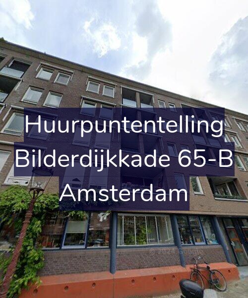 Foto gevel Huurpuntentelling voor Bilderdijkkade 65-B, Amsterdam