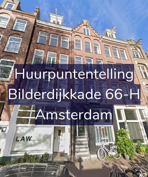 Foto gevel Huurpuntentelling voor Bilderdijkkade 66-H, Amsterdam