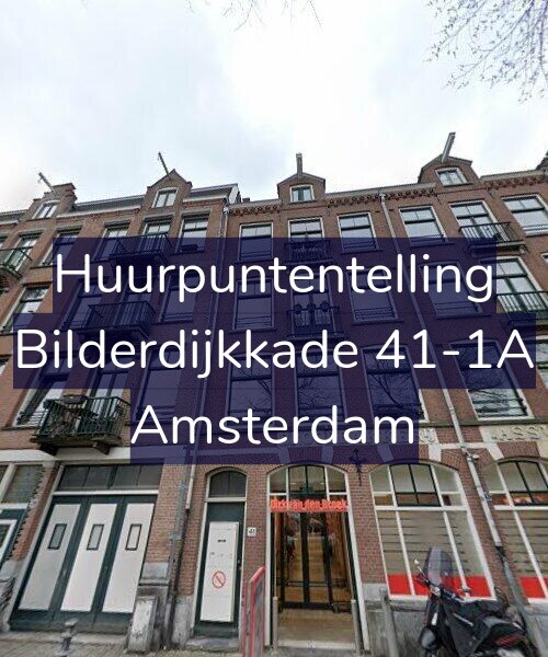 Foto gevel Huurpuntentelling voor Bilderdijkkade 41-1A, Amsterdam