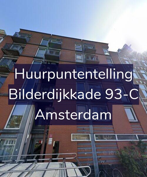 Foto gevel Huurpuntentelling voor Bilderdijkkade 93-C, Amsterdam