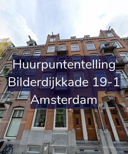 Foto gevel Huurpuntentelling voor Bilderdijkkade 19-1, Amsterdam