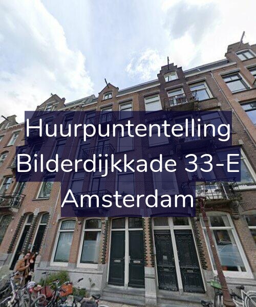 Foto gevel Huurpuntentelling voor Bilderdijkkade 33-E, Amsterdam