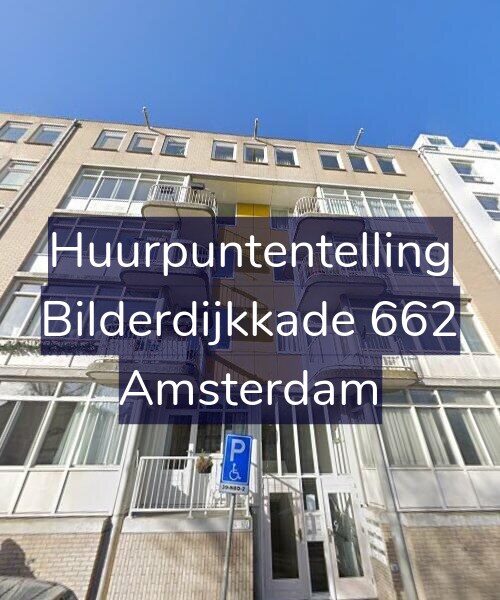 Foto gevel Huurpuntentelling voor Bilderdijkkade 662, Amsterdam