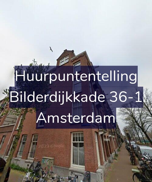 Foto gevel Huurpuntentelling voor Bilderdijkkade 36-1, Amsterdam