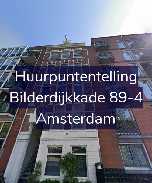 Foto gevel Huurpuntentelling voor Bilderdijkkade 89-4, Amsterdam