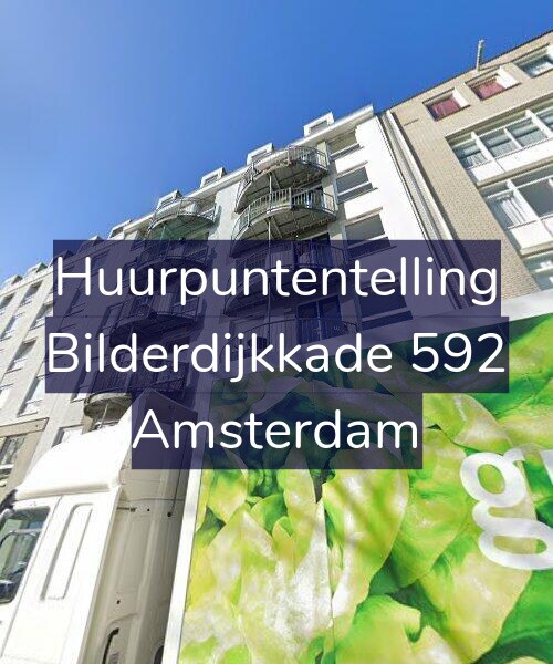 Foto gevel Huurpuntentelling voor Bilderdijkkade 592, Amsterdam