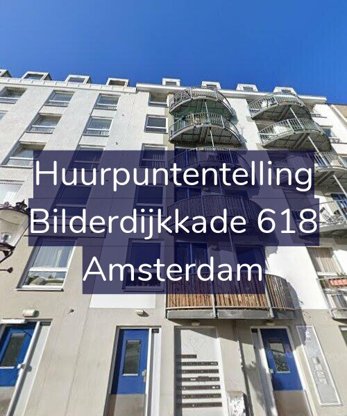 Foto gevel Huurpuntentelling voor Bilderdijkkade 618, Amsterdam