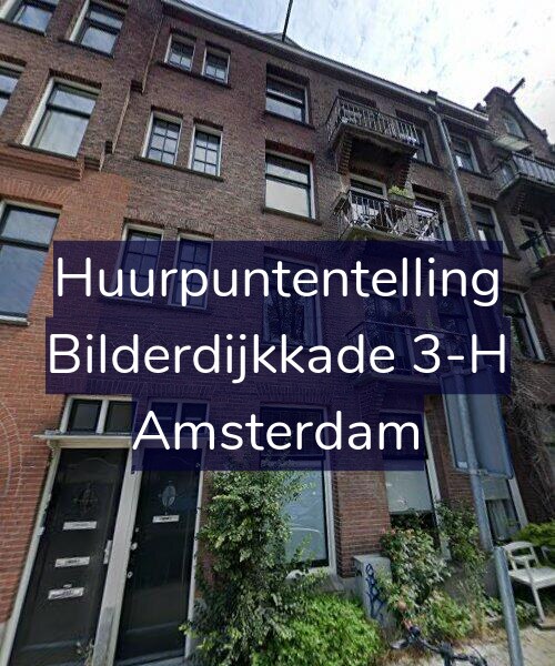 Foto gevel Huurpuntentelling voor Bilderdijkkade 3-H, Amsterdam