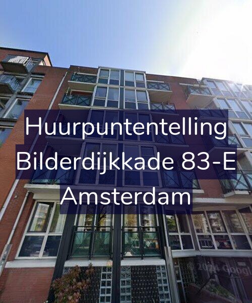 Foto gevel Huurpuntentelling voor Bilderdijkkade 83-E, Amsterdam