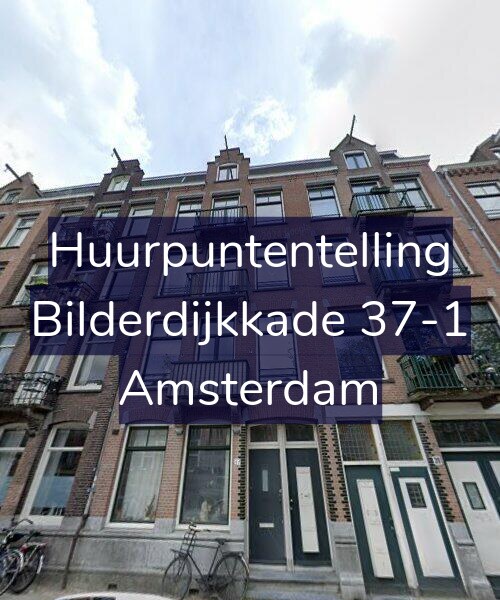 Foto gevel Huurpuntentelling voor Bilderdijkkade 37-1, Amsterdam