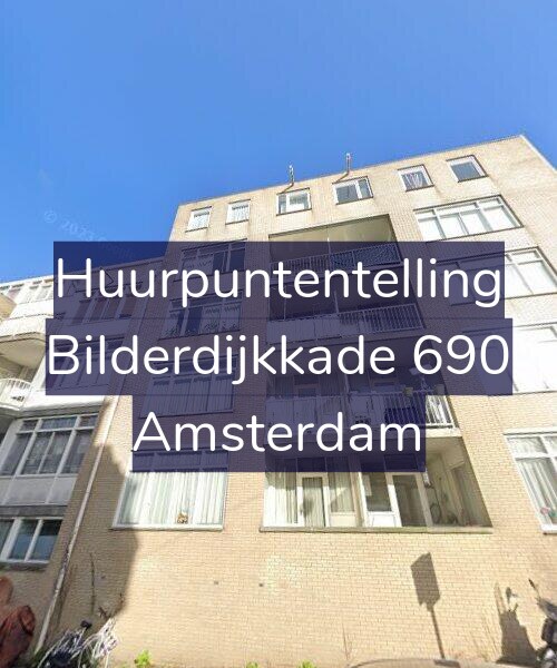 Foto gevel Huurpuntentelling voor Bilderdijkkade 690, Amsterdam