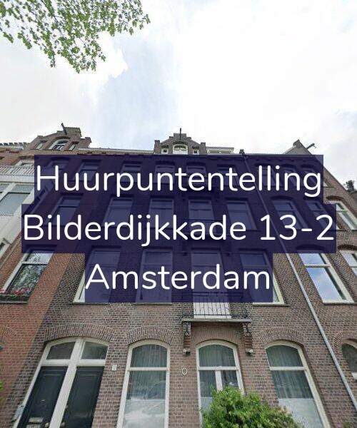Foto gevel Huurpuntentelling voor Bilderdijkkade 13-2, Amsterdam