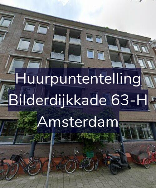 Foto gevel Huurpuntentelling voor Bilderdijkkade 63-H, Amsterdam