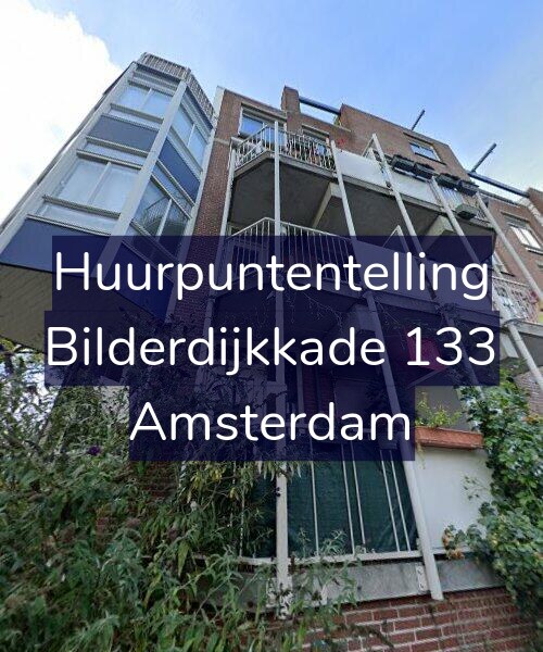 Foto gevel Huurpuntentelling voor Bilderdijkkade 133, Amsterdam