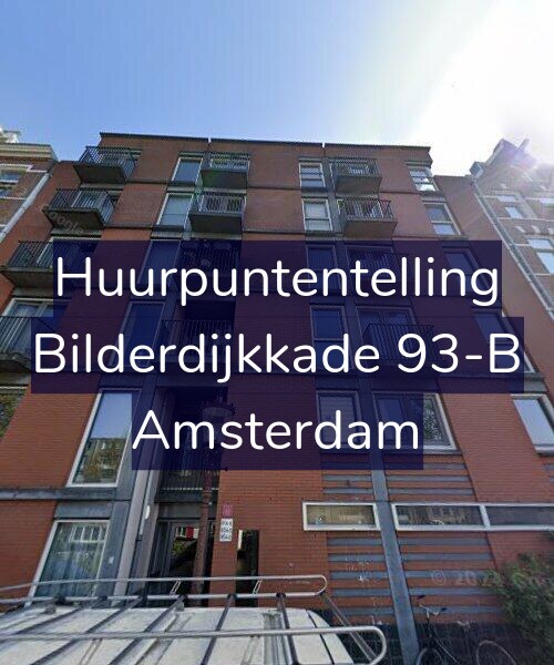 Foto gevel Huurpuntentelling voor Bilderdijkkade 93-B, Amsterdam