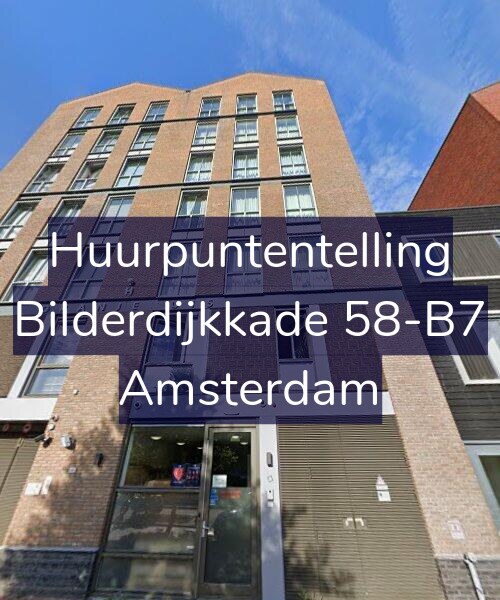 Foto gevel Huurpuntentelling voor Bilderdijkkade 58-B7, Amsterdam