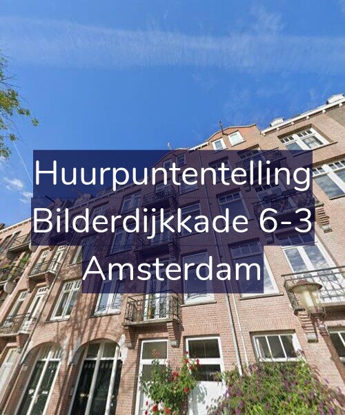 Foto gevel Huurpuntentelling voor Bilderdijkkade 6-3, Amsterdam