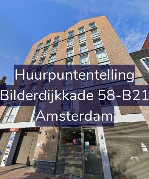 Foto gevel Huurpuntentelling voor Bilderdijkkade 58-B21, Amsterdam