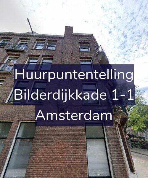 Foto gevel Huurpuntentelling voor Bilderdijkkade 1-1, Amsterdam