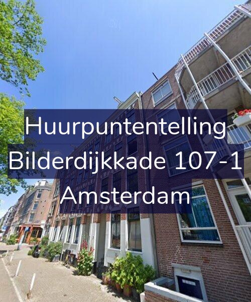 Foto gevel Huurpuntentelling voor Bilderdijkkade 107-1, Amsterdam