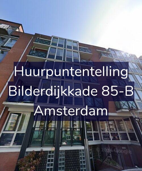 Foto gevel Huurpuntentelling voor Bilderdijkkade 85-B, Amsterdam