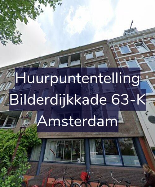 Foto gevel Huurpuntentelling voor Bilderdijkkade 63-K, Amsterdam