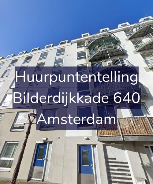 Foto gevel Huurpuntentelling voor Bilderdijkkade 640, Amsterdam