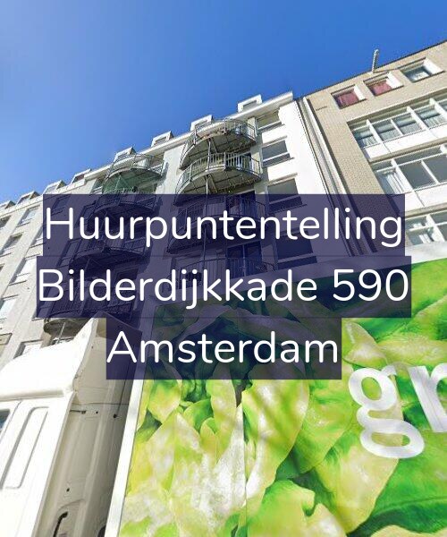 Foto gevel Huurpuntentelling voor Bilderdijkkade 590, Amsterdam