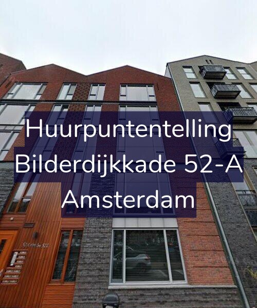 Foto gevel Huurpuntentelling voor Bilderdijkkade 52-A, Amsterdam
