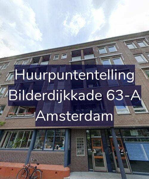 Foto gevel Huurpuntentelling voor Bilderdijkkade 63-A, Amsterdam