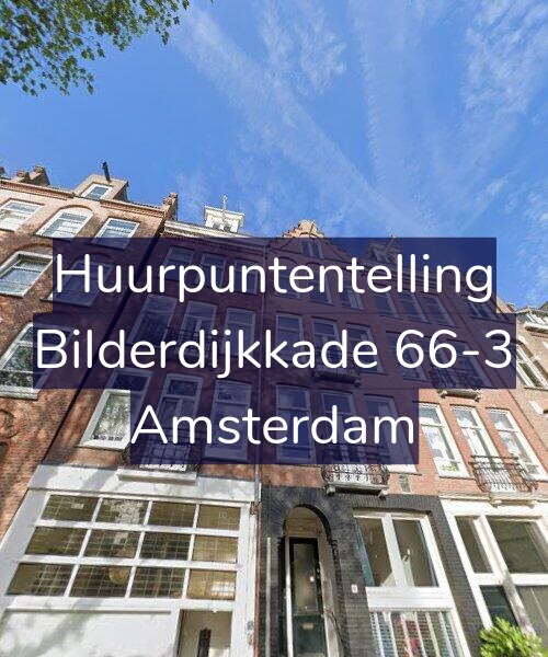 Foto gevel Huurpuntentelling voor Bilderdijkkade 66-3, Amsterdam