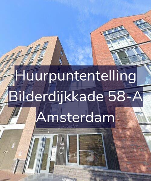 Foto gevel Huurpuntentelling voor Bilderdijkkade 58-A, Amsterdam