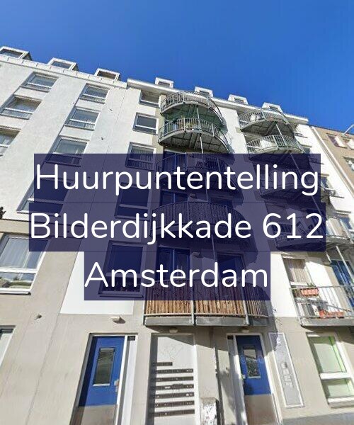 Foto gevel Huurpuntentelling voor Bilderdijkkade 612, Amsterdam